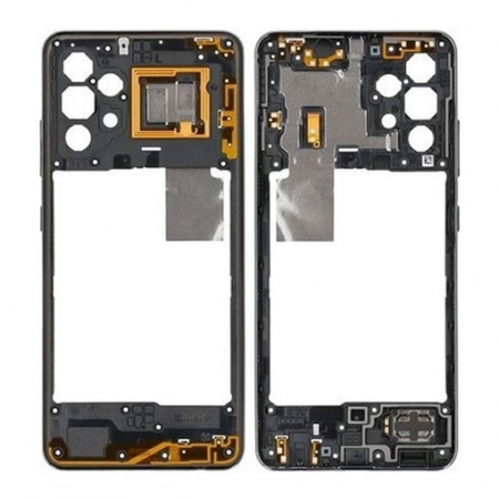 Piese si Componente - Carcasa mijloc COMPATIBIL cu SAMSUNG A32 4G / A325 - Negru