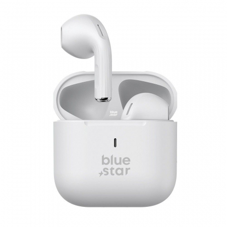 Căști Bluetooth BLUE STAR TWS Nova Fi5 - Alb HANDSFREE HANDS FREE WIRLESS AIRPODS AIRBUDS [1]