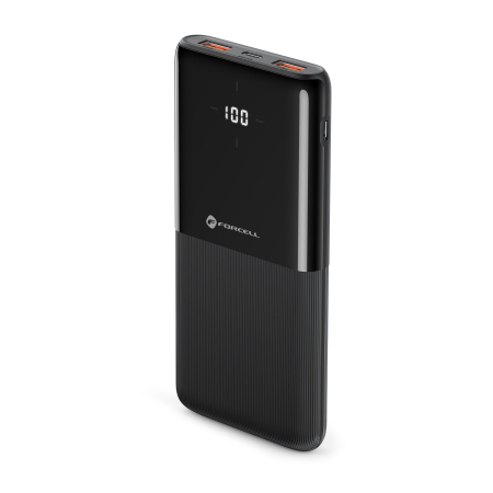 Acumulator / Baterie Externa Forcell F-Energy P10k1 PD QC3.0 3A 20W 10000 mAh - NEGRU [1]