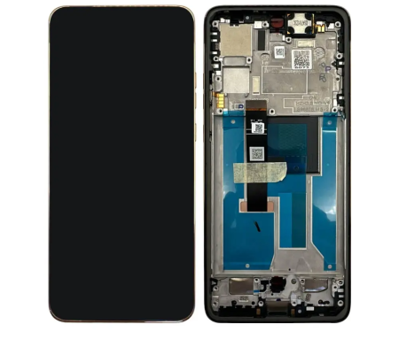 Ecrane Pentru MOTOROLA - Ecran / Display MOTOROLA EDGE 50 Neo Service-Pack cu Rama - Latte / Maro XT2409 , XT2409-1 , XT2403