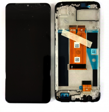 Ecrane Pentru REALME - Ecran Display COMPATIBIL Cu REALME C61  Cu Rama - NEGRU