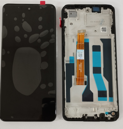 REALME C75 - Ecran Display COMPATIBIL Cu REALME C75 4G Cu Rama - NEGRU  RMX3941