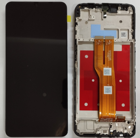 Galaxy A - Ecran Display COMPATIBIL cu SAMSUNG A07 4G / A075 Cu Rama - Negru