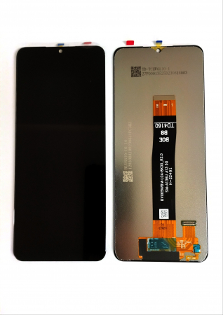 A13 5G 2022 / A136 - Ecran Display Samsung A13 5G 2022 / A136B / M13 5G 2022 / M136 - Compatibil fara rama - NEGRU  / VERSIUNE PE BANDA FLEX A136B