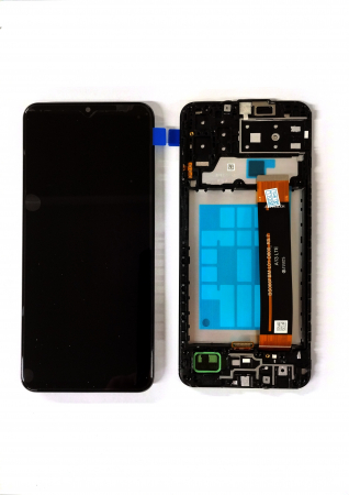 Ecran Display Samsung A13 / A137F Cu Rama Compatibil - NEGRU
