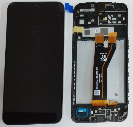 Ecran Display COMPATIBIL cu Samsung A145F /A14 4G 2023 / A146B / A14 5G 2023 Cu Rama - NEGRU