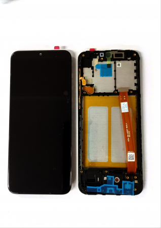 A01 2020 - Ecran Display Samsung A20e / A202 Compatibil Cu Rama - NEGRU