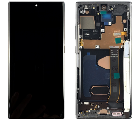 Galaxy N - Ecran Display COMPATIBIL Cu Samsung NOTE 10 Plus / N975 Cu Rama NEGRU - OLED