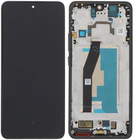 Ecrane Pentru XIAOMI - Ecran Display Xiaomi 14T 5G 2024 Service Pack Cu Rama - GRAY GRI 5600040N12A00