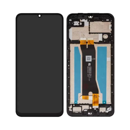 COMPATIBILE - Ecran Display COMPATIBIL cu ZTE Blade A35 Cu Rama - NEGRU