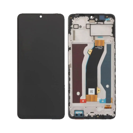 COMPATIBILE - Ecran Display COMPATIBIL Cu ZTE Blade  V70 Max Cu Rama - NEGRU