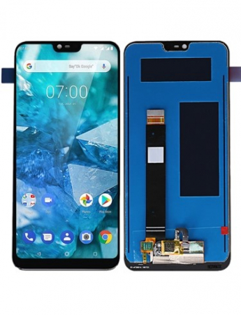 NOKIA 7.1 - Ecran Display complet NOKIA 7.1 NEGRU fara rama TA-1100, TA-1097, TA-1085, TA-1095, TA-1096