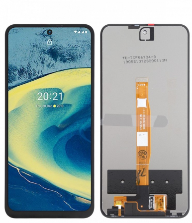 Nokia XR20 - Ecran Display complet NOKIA XR20 Compatibil FARA RAMA - NEGRU / BLACK  - TA-1368 / TA-1362.