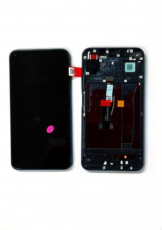 Ecrane COMPATIBILE pentru HUAWEI - Ecran Display HUAWEI Honor 20 / Nova 5T 2019 cu RAMA Compatibil - NEGRU / BLACK YAL-L21, YAL-L61, YAL-L71, YAL-L61D