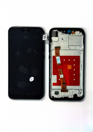 Ecrane COMPATIBILE pentru HUAWEI - Ecran Display HUAWEI P20 LITE - CU RAMA NEGRU NE-TL00, ANE-LX1, ANE-LX2, ANE-LX3, ANE-LX2J, ANE-AL00, ANE-L23, ANE-L22, ANE-L21, HWV32, ANE-TL00, ANY-LX2