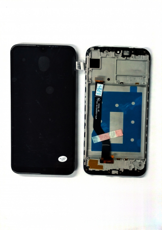 Ecrane COMPATIBILE pentru HUAWEI - Ecran Display HUAWEI Y7 2019 cu RAMA Compatibil - NEGRU / BLACK  DUB-LX1, DUB-LX3