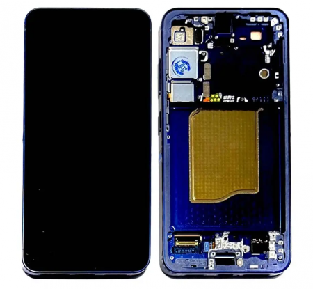 Galaxy S - Ecran Display SAMSUNG S25 5G / S931 Service Pack Cu Rama - NAVY ALBASTRU GH82-36329D