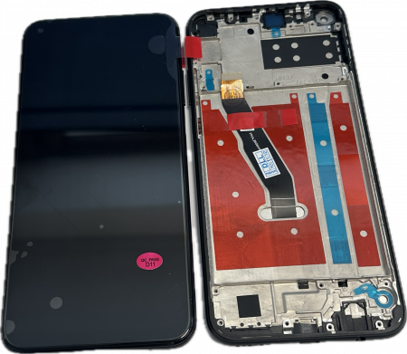 Seria P - Ecran Display HUAWEI P40 Lite E cu RAMA Compatibil - NEGRU  / BLACK  ART-L28, ART-L29, ART-L29N