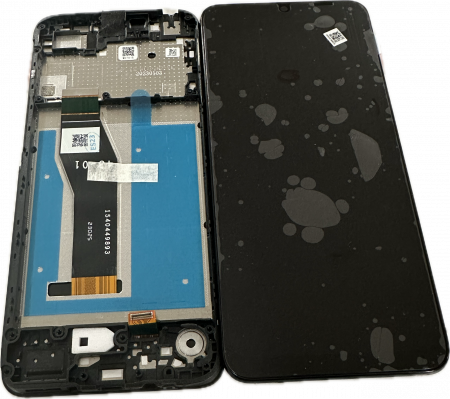 Ecrane Pentru MOTOROLA - Ecran Display MOTOROLA E13 cu rama ORIGINAL Service Pack - NEGRU XT2345