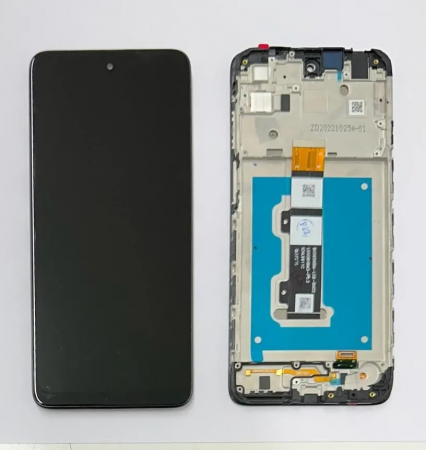 E32 - Ecran Display MOTOROLA E32 Cu Rama ORIGINAL Service Pack - NEGRU