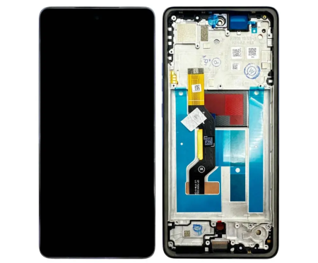 G52 - Ecran Display MOTOROLA G86 Service Pack Cu Rama - BLACK  (SPELLBOUND)