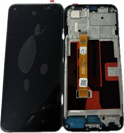 OPPO 54 5G - ECRAN DISPLAY OPPO A54 5G / A74 5G COMPATIBIL CU RAMA - NEGRU