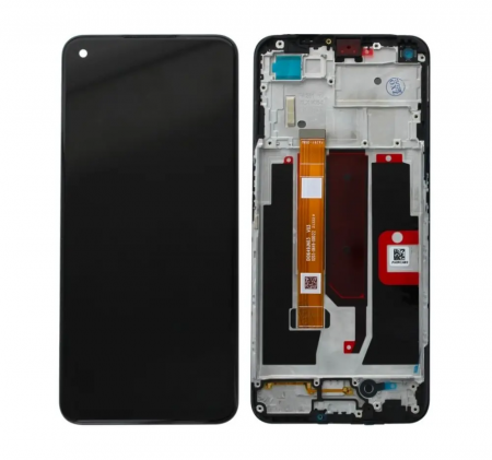 OPPO 54 5G - Ecran Display Oppo A74 5G / A54 5G Service Pack Cu Rama - NEGRU CPH2263, CPH2195, CPH2197, CPH2303
