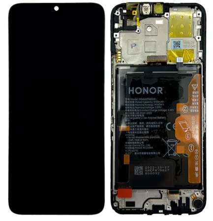 Ecrane COMPATIBILE pentru HUAWEI - Ecran Display Honor X6a Service-Pack Cu Rama - BLACK WDY-LX1, WDY-LX2