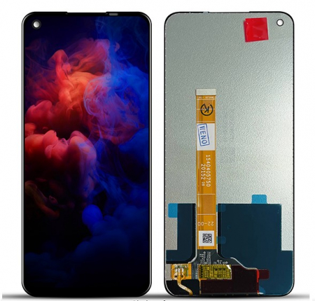 REALME 7 5G / NARZO 30 Pro 5G - Ecran Display REALME 7 5G / NARZO 30 Pro 5G Compatibil Fara Rama - NEGRU / BLACK  RMX2111, RMX2117