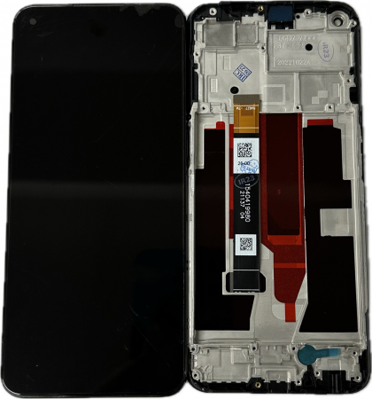 Ecrane Pentru REALME - Ecran Display REALME 8 5G Compatibil cu Rama - NEGRU    RMX3241