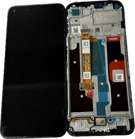 REALME 8i - Ecran Display REALME 8i Compatibil cu Rama - NEGRU   RMX3151