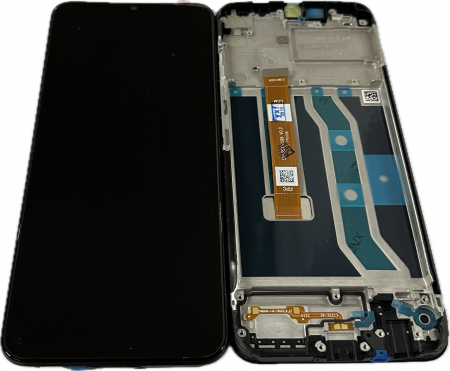 Ecrane Pentru REALME - Ecran Display REALME C21Y Compatibil cu Rama - NEGRU  RMX3261, RMX3263