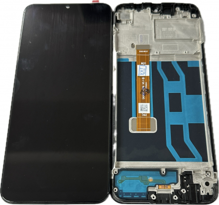Ecrane Pentru REALME - Ecran Display REALME C25Y Compatibil cu Rama - NEGRU  RMX3265, RMX3268, RMX3269