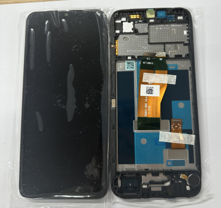 REALME C33 - Ecran Display REALME C33 ORIGINAL Service Pack cu Rama - NEGRU RMX3624