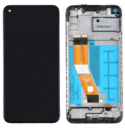 A11 / A115 - Ecran Display Samsung A11 / A115 - Original, Service Pack - Negru / Black