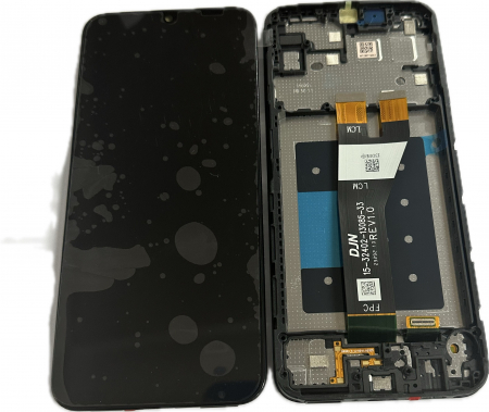 A146 / A14 5G 2023 - Ecran Display SAMSUNG A14 5G 2023 / A146P ORIGINAL Service-Pack Cu Rama - NEGRU