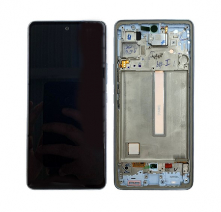 A53 5G / A536 - Ecran Display Samsung A53 5G 2022 / A536 - Original, Service Pack - BLUE - ALBASTRU