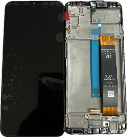 M236B / M23 5G 2022 - Ecran Display Samsung M23 / M236 / M33 / M336 / F23 / E236 5G 2022 Compatibil Cu Rama - NEGRU