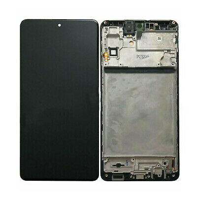 M51 / M515 - Ecran Display Samsung M51 / M515 ORIGINAL Service Pack cu Rama - NEGRU