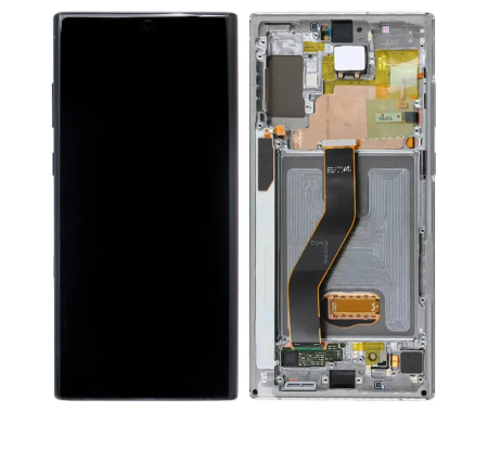 NOTE10 PLUS / N975 - Ecran Display SAMSUNG Note 10 Plus / N975 Service Pack CU RAMA - AURA GLOW / SILVER GH82-20838C