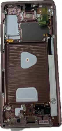 Ecran Display Samsung  NOTE 20 / N980 - N981 ORIGINAL Service Pack cu Rama - BRONZE [1]