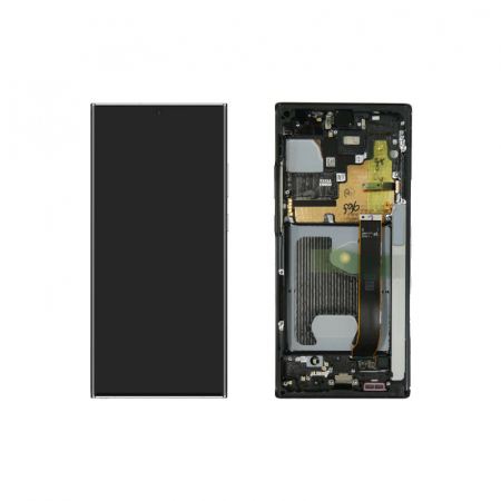 NOTE20 ULTRA 5G / N986 - Ecran Display Samsung NOTE 20 ULTRA 5G / 4G / N985 / N986 2020 ORIGINAL Service Pack cu Rama - NEGRU