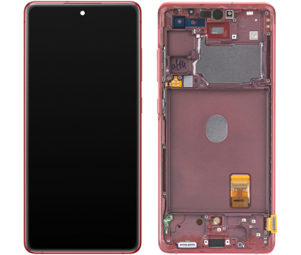 S20 FE 4G / G780 - Ecran Display Samsung S20 FE 4G / 5G / G780 / G781 ORIGINAL Service Pack - ROSU