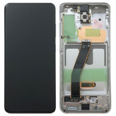 S20 / G980 - Ecran Display Samsung S20 G980 / G981 ORIGINAL Service Pack - GRI