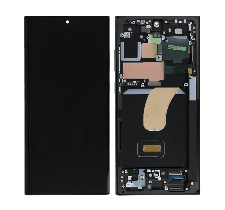 SAMSUNG S SERVICE PACK - Ecran LCD Display Samsung S918 / S23 Ultra 5G 2023  - Original, Service Pack CU RAMA Graphite / Gri