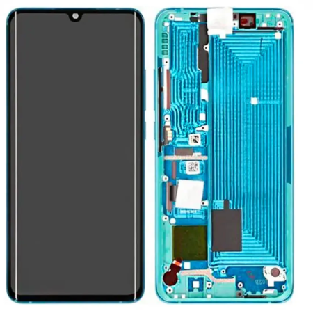 Ecrane Pentru XIAOMI - Ecran Display XIAOMI MI Note 10 / NOTE 10 PRO 2019 - Original, Service Pack cu RAMA - GREEN VERDE Mi Note 10 (M1910F4G), Mi Note 10 Pro (M1910F4S)