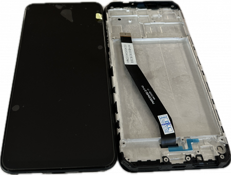 Redmi 9 - Ecran Display Xiaomi Redmi 9 2020 Compatibil cu Rama - Negru / Black  M2004J19G M2004J19C