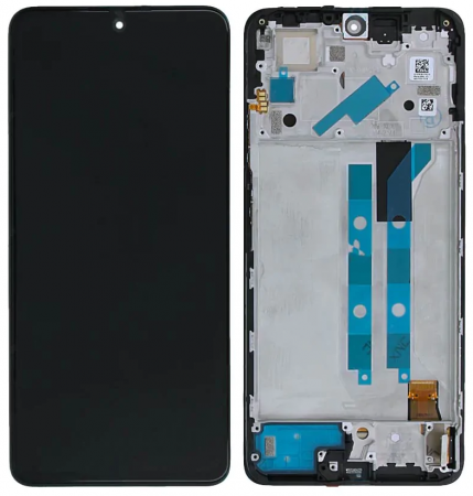 Ecrane Pentru XIAOMI - Ecran Display XIAOMI Redmi Note 11 Pro 4G-5G / Poco X4 Pro 5G Service Pack Cu Rama - BLACK 21091116I, 2201116SG, 2201116TG, 2201116TI, 2201116PG