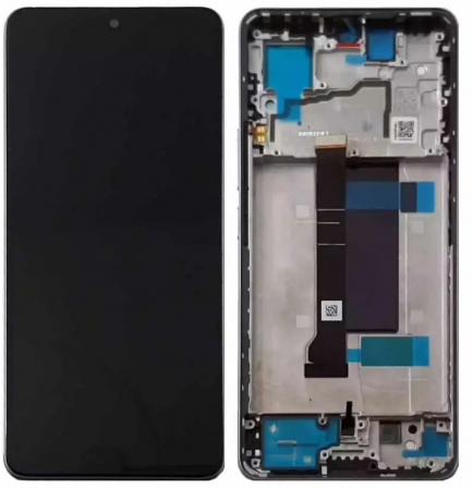 Redmi Note 13 PRO + - Ecran Display XIAOMI Redmi Note 13 PRO Plus 5G Service Pack Cu Rama - TARNISH NEGRU 23090RA98C  23090RA98G  23090RA98I