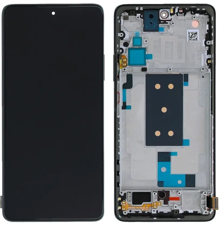 Mi 11  Lite / Mi 11 Lite 5G - Ecran Display Xiaomi 11T / 11T Pro Service Pack CU RAMA - BLACK / TARNISH NEGRU 21081111RG, 2107113SG, 2107113SI, 2107113SR